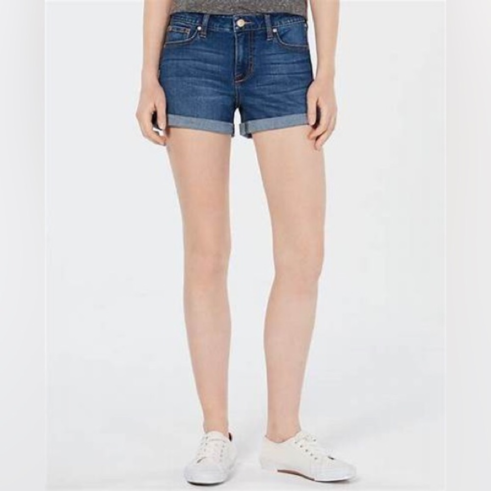 Jean Cuffed Shorts